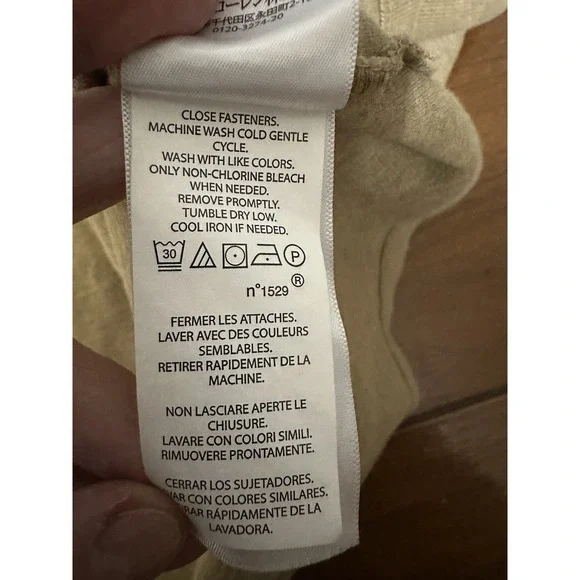 Polo Ralph Lauren Sweater Medium 1/4 Zip Brown Pullover Estate Rib Cotton - Picture 6 of 9